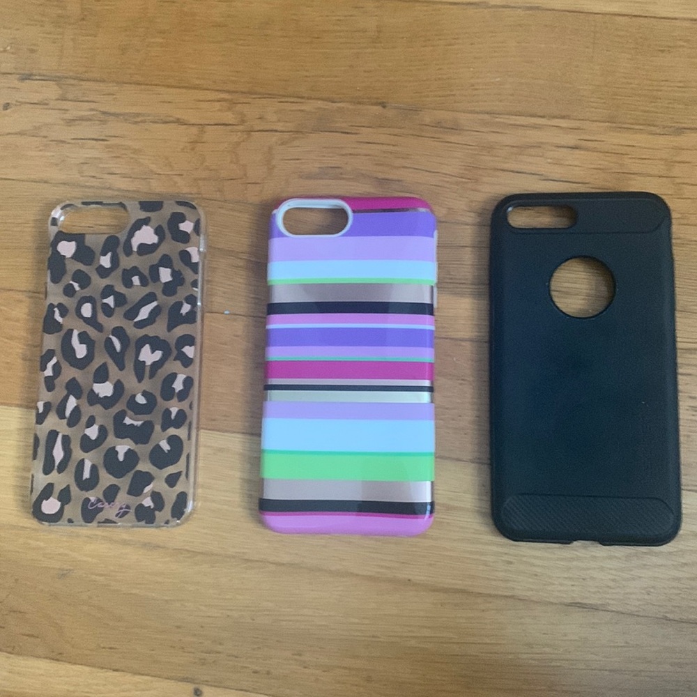 Pack of 3 iphone 8 plus cases